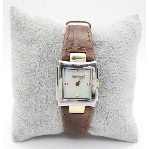 Women's Kenneth Cole Reaction Quartz WR Analog 21mm Dial Causal Watch (E977) - Picture 1 of 9